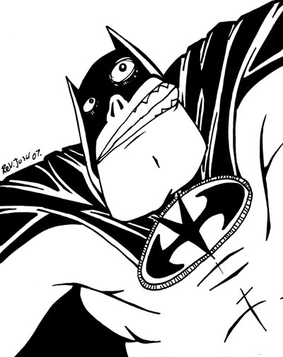 batman and his chin